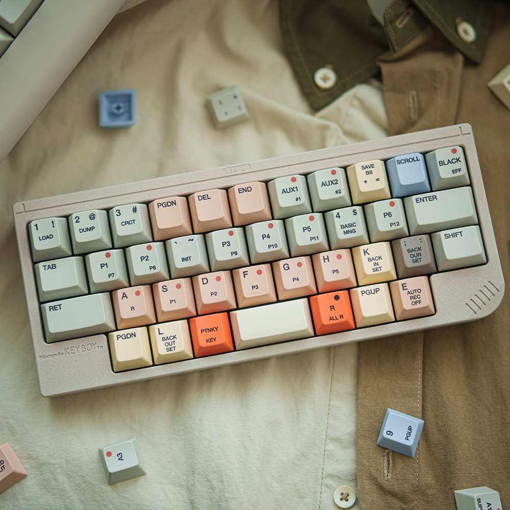 Retro Gaming Keyboard - FBB Tastenkappen S9000 Retro-Stil für Cherry