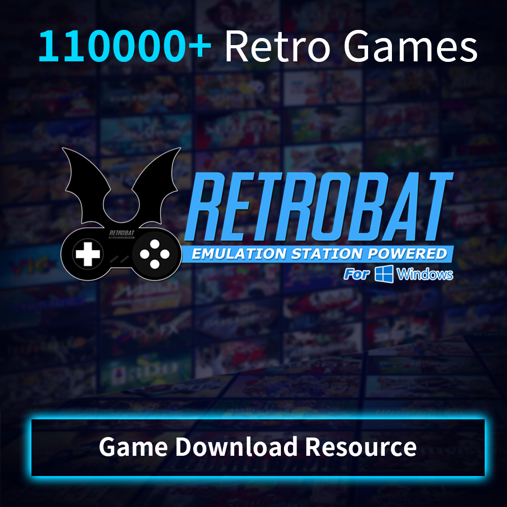 Retro Gaming Accessories - Spiele-Download-Resourcen mit über 110.000 Retro-Spielen, Retrobat-System