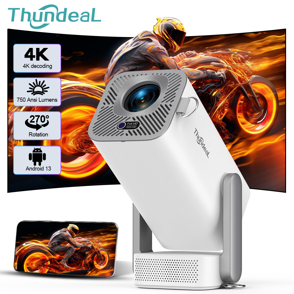 Retro Gaming Projector - ThundeaL 4K Android Full HD Projektor