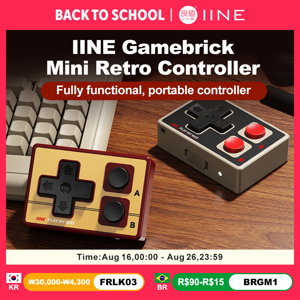 Retro Gaming Accessories - IINE Mini-Controller für iOS Android PC