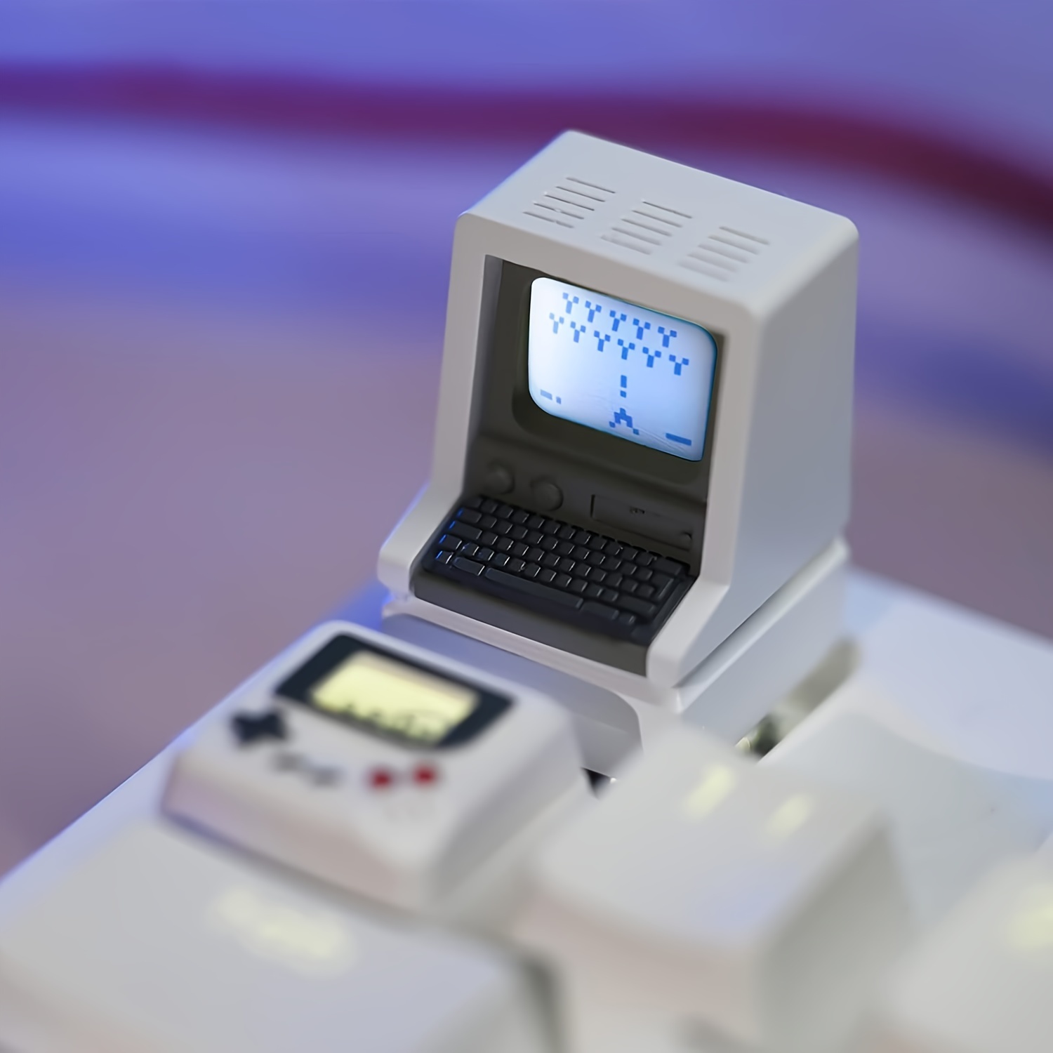 Retro Gaming Keyboard - Retro Mac-Inspirierte Tastenkappen Double-Shot ABS MX