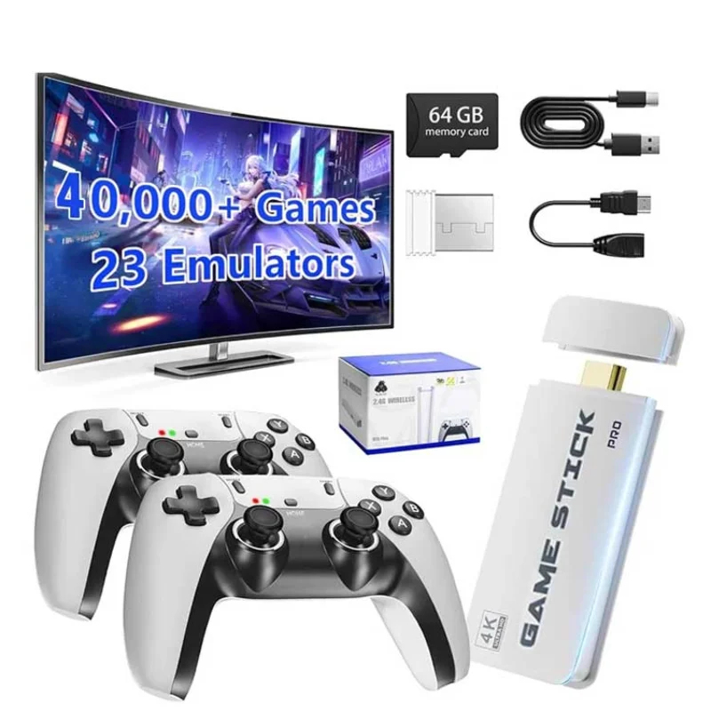 Retro Gaming Accessories - M15 4K TV-Spielekonsole 64GB mit 20000+
