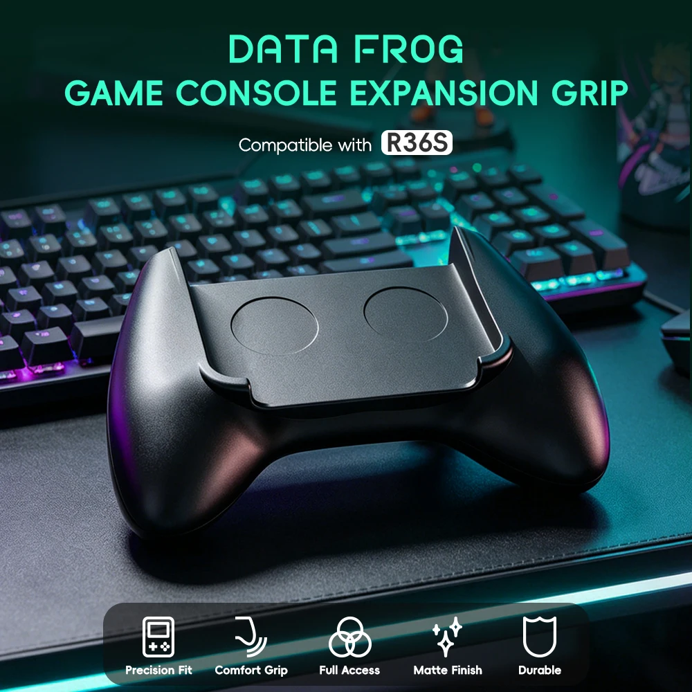 Retro Gaming Download - Data Frog R36S Game Grip Ergonomischer