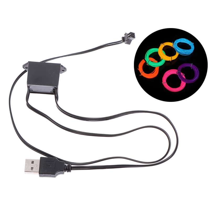 Controller Adapter Usb - 5V USB-Adapter-Treiber 1-5M EL-Draht Elektrolumineszenz-Licht-Controller Inverter
