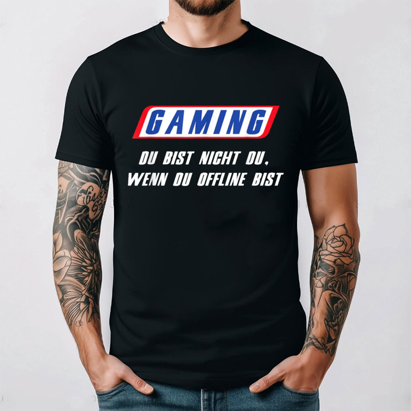 Retro Gaming Gift Ideas - Lustiges deutsches Gaming-T-Shirt: „Du bist nicht