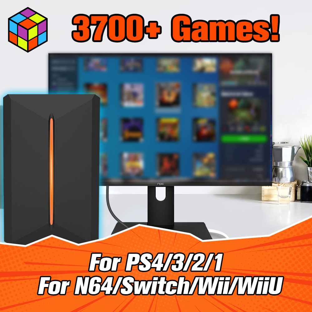 Retro Gaming Hard Drive - Launchbox Gaming-Festplatten-Retro-Spielekonsole für PS4/PS3/PS2/WiiU/Wii/N64/DC/PS1 für Win