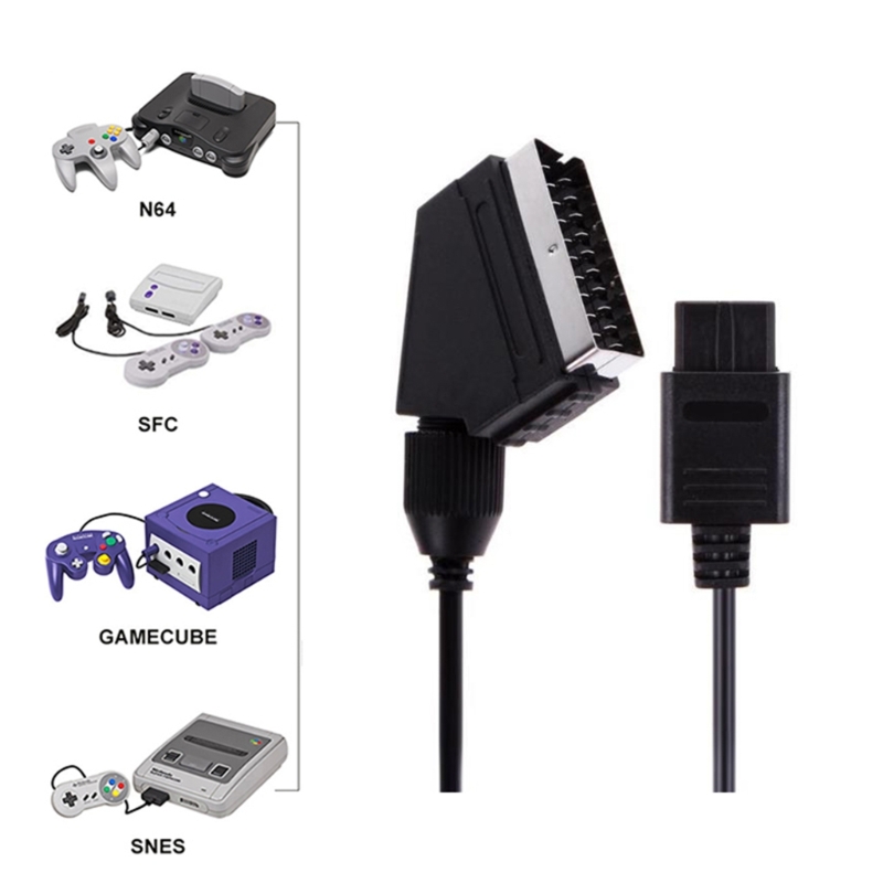 Retro Gaming Universe - AV Stecker Kabel Retro- Gamepad SCART