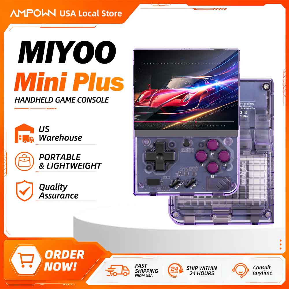 Retro Gaming Download - Miyoo Mini+ Retro Handheld-Spielkonsole 3,5 Zoll