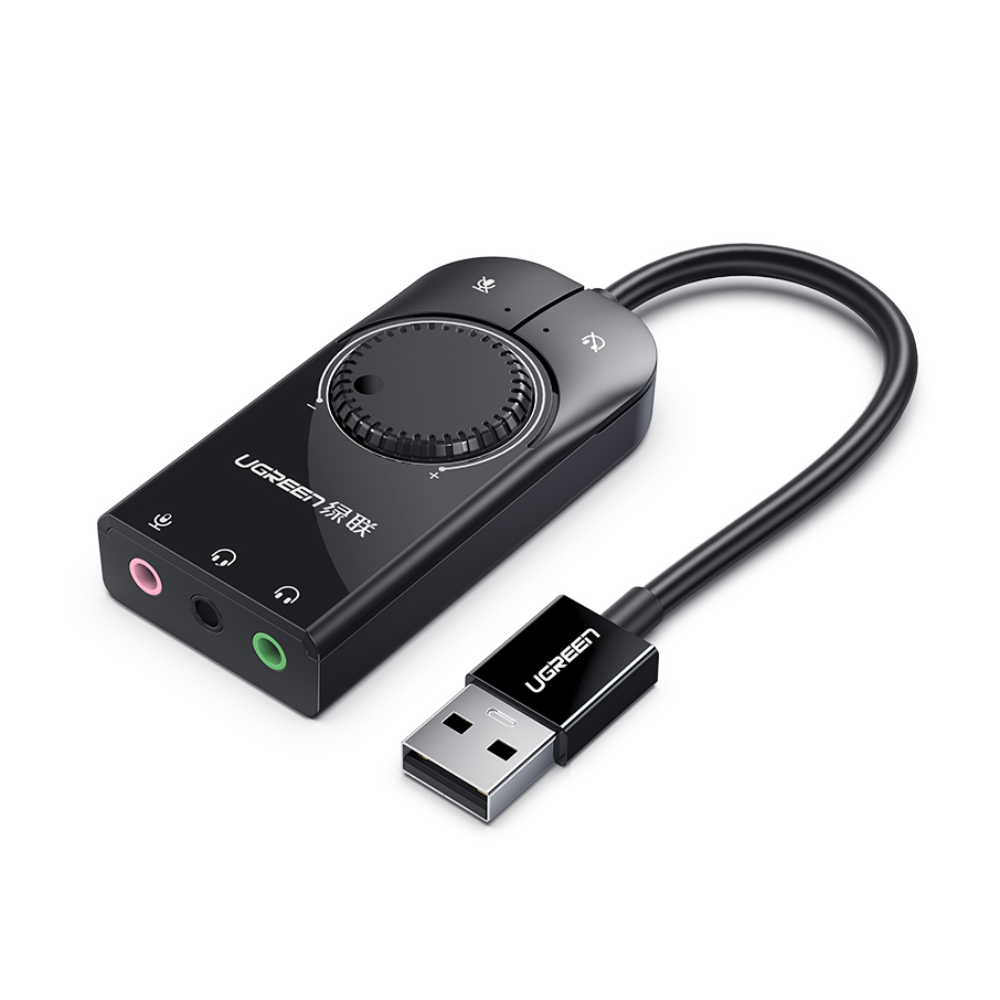 Controller Adapter Usb - UGREEN USB-Soundkarte, externe Soundkarte mit Lautstärkeregler,