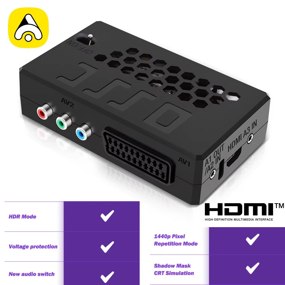Retro Gaming Hard Drive - OSSC Upscaler HDMI ™ Konverter für