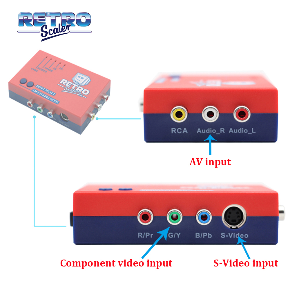 RetroScaler2x A/V zu HDMI ®    – Retro Gaming Hard Drive Bewertung und Preis
