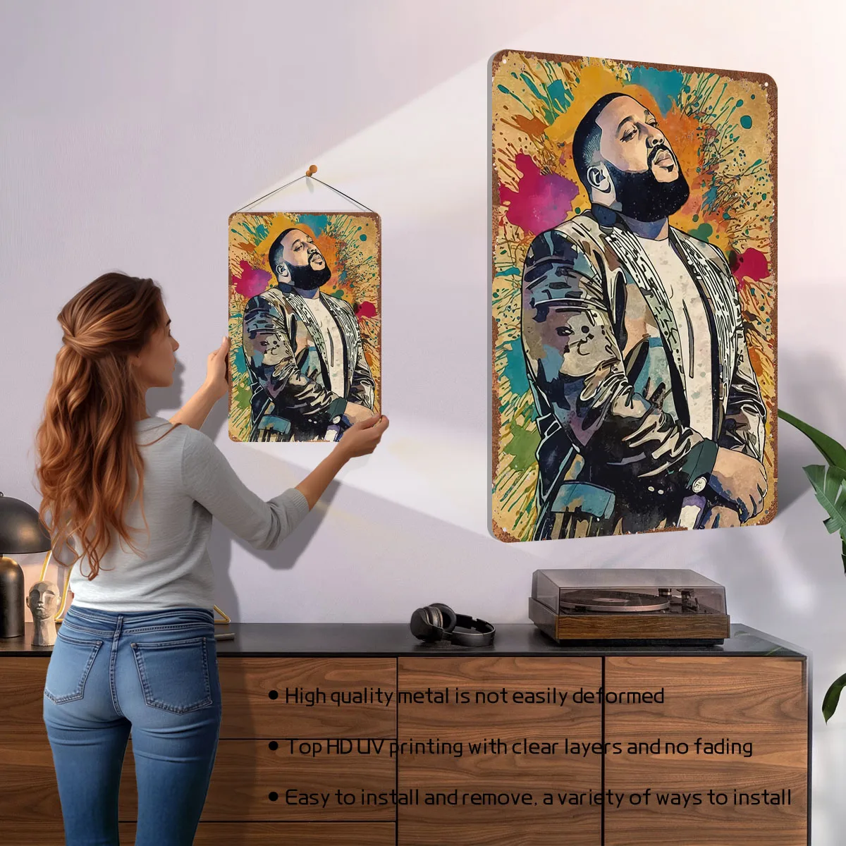 DJ Khaled Poster Rock Sänger M – Retro Gaming At Home Bewertung und Preis