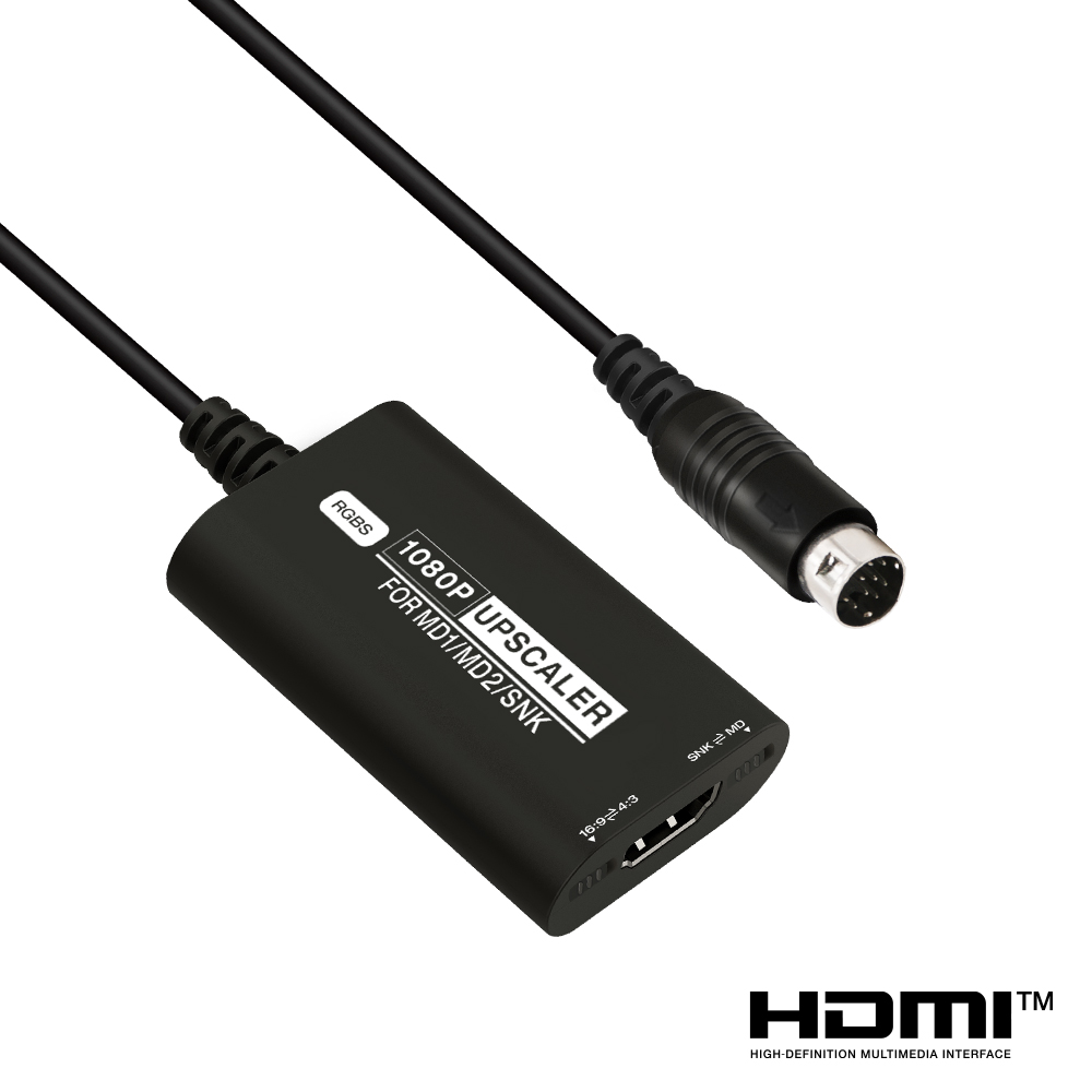 RGBS-Upscaler für SEGA MD1 MD2 – Retro Gaming Hard Drive Bewertung und Preis