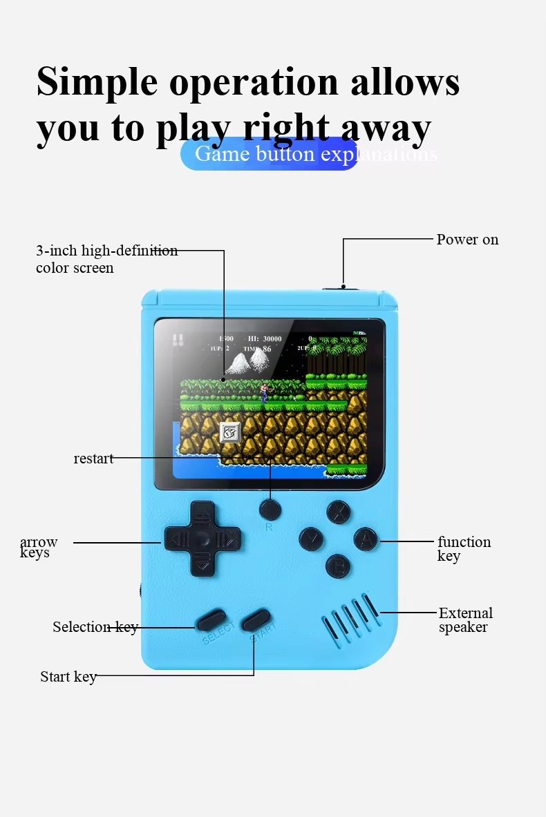 400-in-1-Mini-Spielekonsole, t – Retro Gaming Download Bewertung und Preis