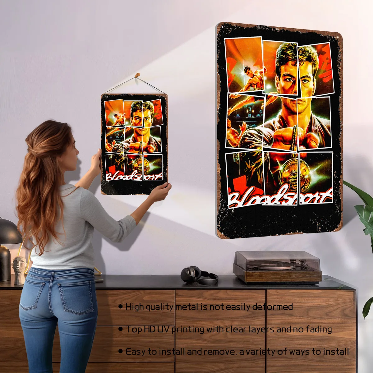 Bloodsport Metallschild, klass – Retro Gaming At Home Bewertung und Preis