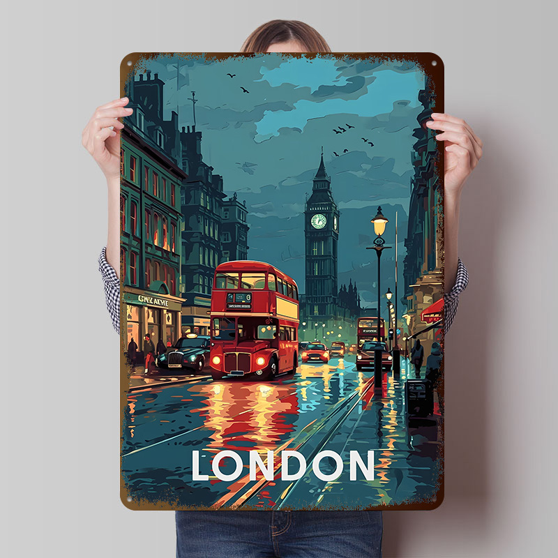 London Big Ben Blechposter Maß – Retro Gaming London Bewertung und Preis