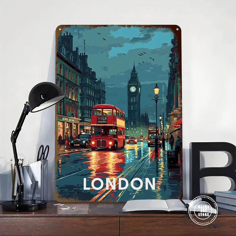 London Big Ben Blechposter Maß – Retro Gaming London Bewertung und Preis