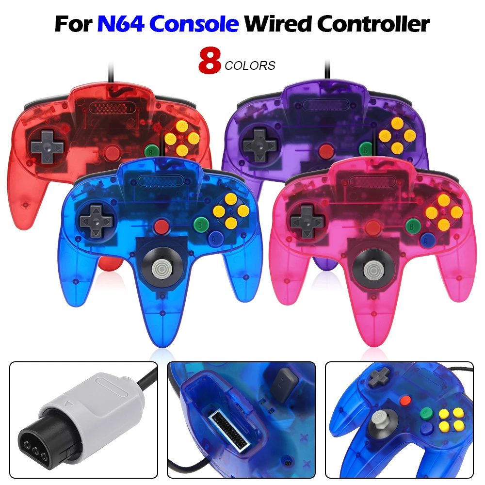 8 farben Wired Gamepad Für N64 – Retro Gaming N64 Bewertung und Preis