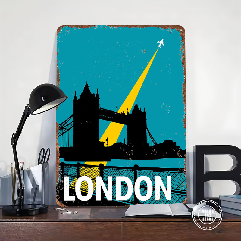 London Reise-Poster mit Tower  – Retro Gaming London Bewertung und Preis