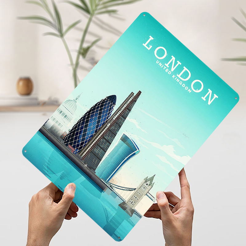 London Reise-Metallposter, ind – Retro Gaming London Bewertung und Preis