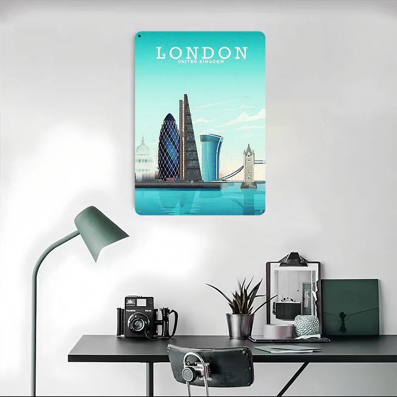 London Reise-Metallposter, ind – Retro Gaming London Bewertung und Preis