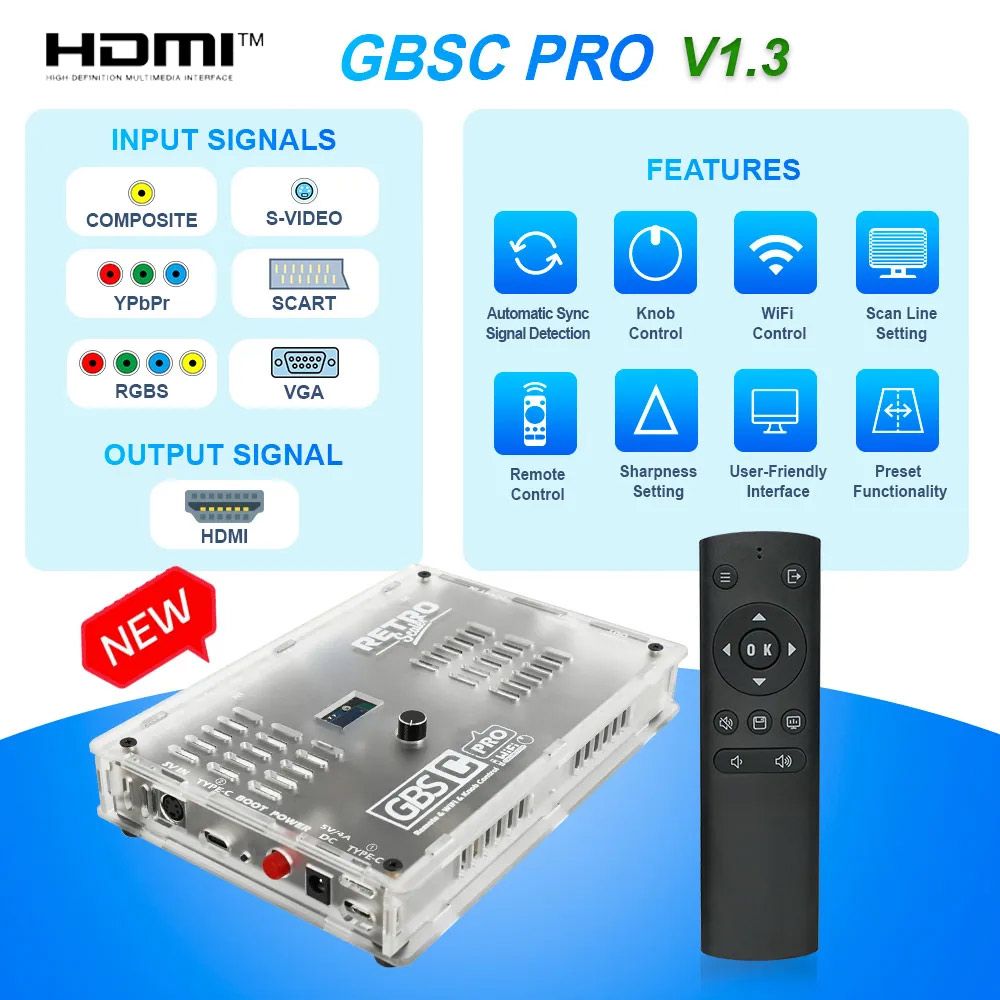 RetroScaler GBS Control Pro GB – Retro Gaming Hard Drive Bewertung und Preis