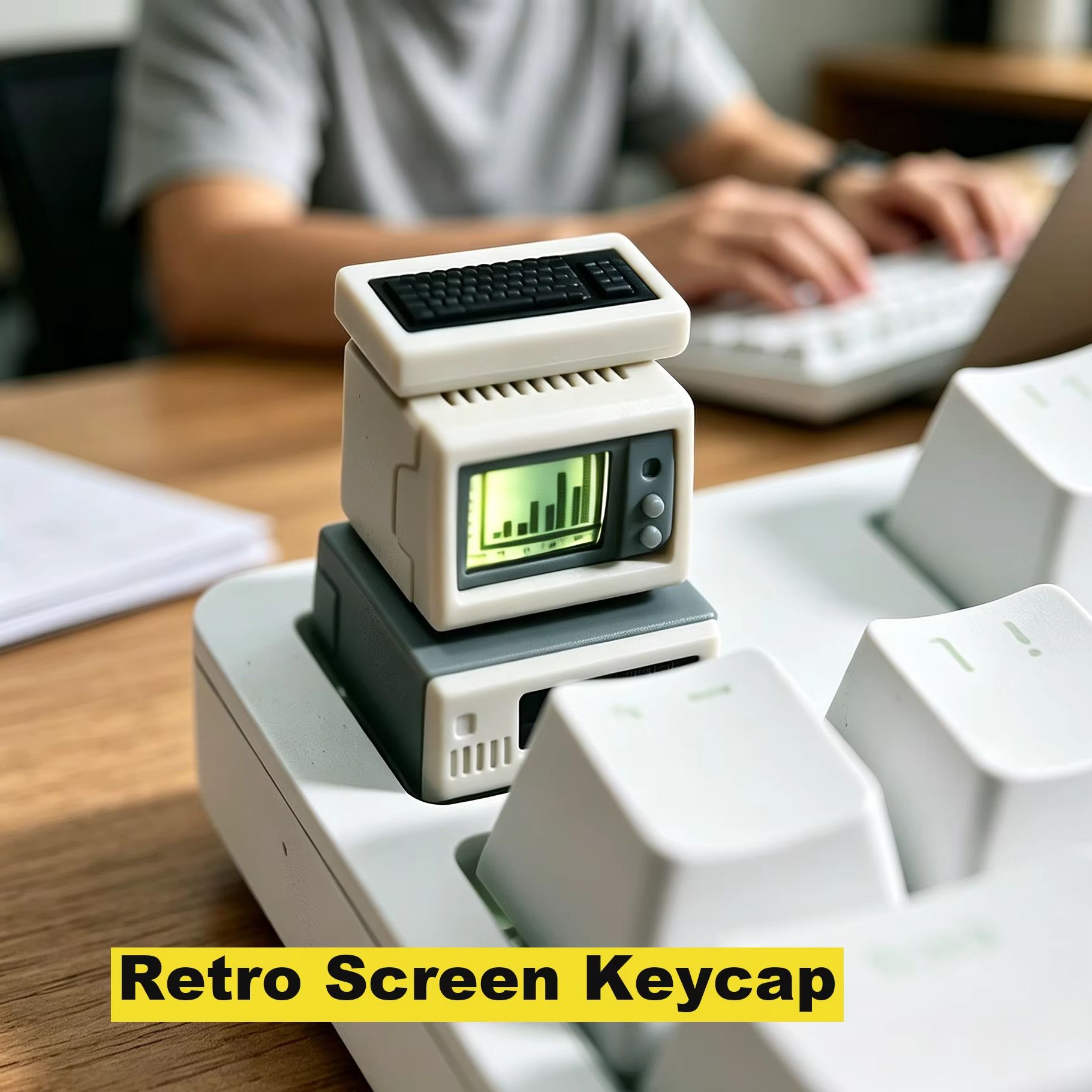 Retro-Computer-Tastenkappe mit – Retro Gaming Keyboard Bewertung und Preis