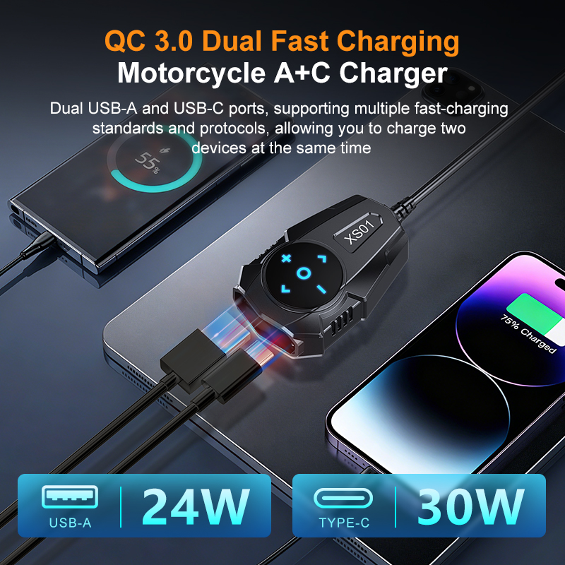 Neuer Motorrad-Lenker USB-Lade – Controller Adapter Usb Bewertung und Preis