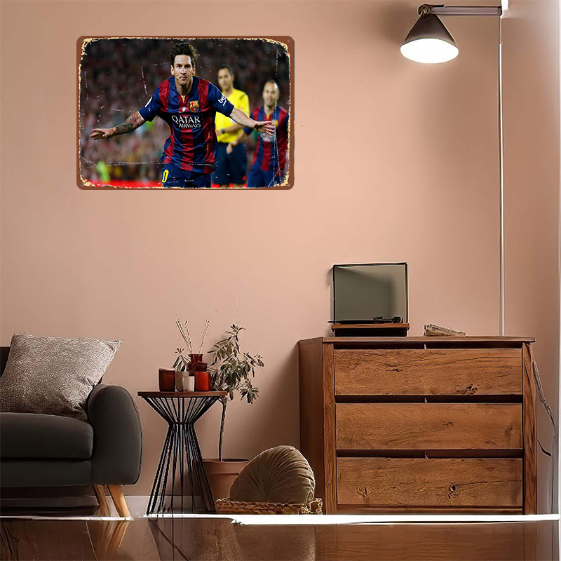 Lionel Messi Fußball-Poster, p – Retro Gaming At Home Bewertung und Preis