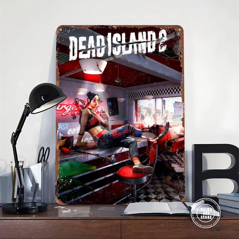 Dead Island 2 Spiel-Kunstdruck – Retro Gaming Island Bewertung und Preis
