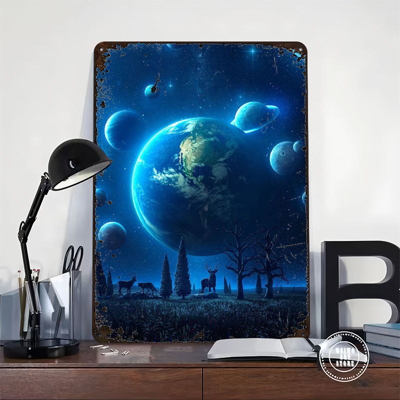 Blaues Universum Leicht 3D-Eff – Retro Gaming Universe Bewertung und Preis