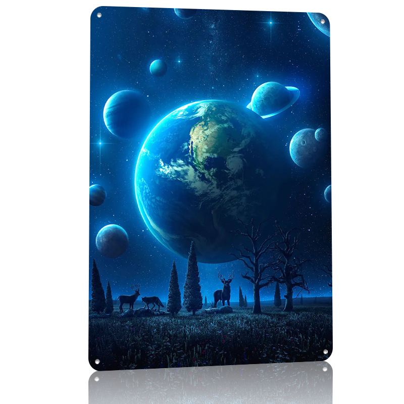 Blaues Universum Leicht 3D-Eff – Retro Gaming Universe Bewertung und Preis