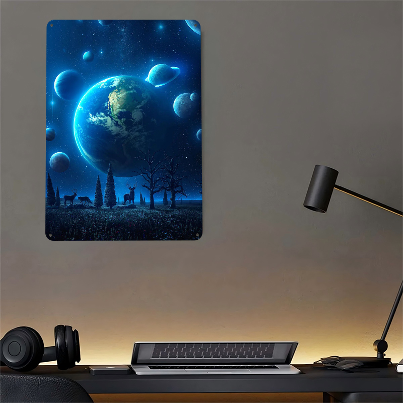 Blaues Universum Leicht 3D-Eff – Retro Gaming Universe Bewertung und Preis